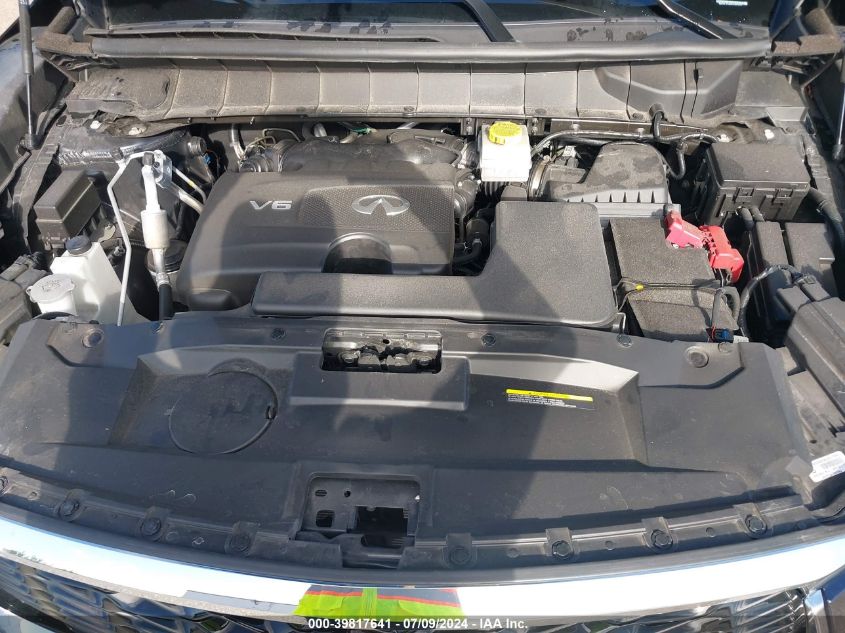 2022 Infiniti Qx60 Sensory VIN: 5N1DL1GR8NC339593 Lot: 39817641