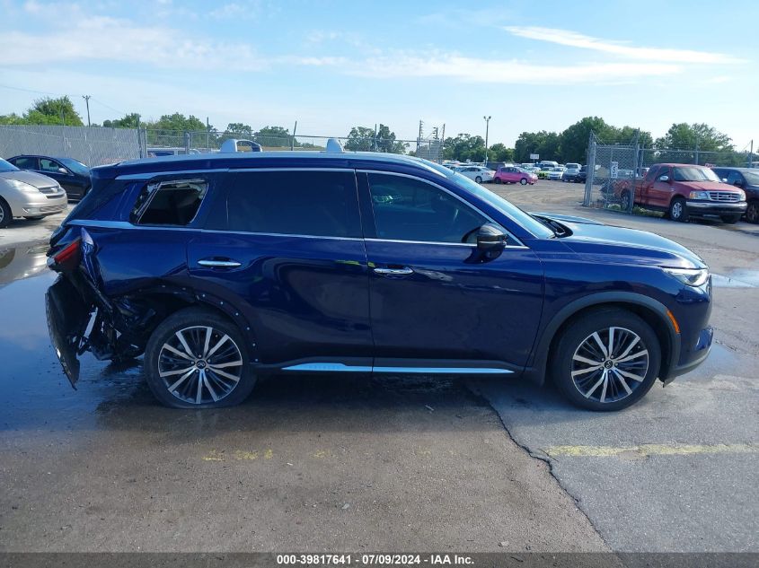 2022 Infiniti Qx60 Sensory VIN: 5N1DL1GR8NC339593 Lot: 39817641