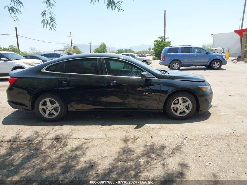 2018 Chevrolet Malibu Ls VIN: 1G1ZB5ST7JF284627 Lot: 39817663