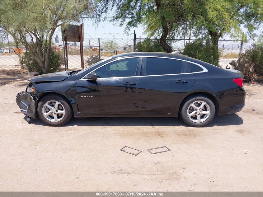 2018 Chevrolet Malibu Ls VIN: 1G1ZB5ST7JF284627 Lot: 39817663