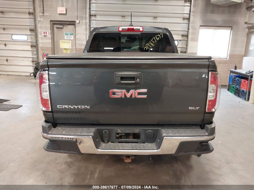 2016 GMC Canyon Slt VIN: 1GTP6DE19G1344789 Lot: 39817677