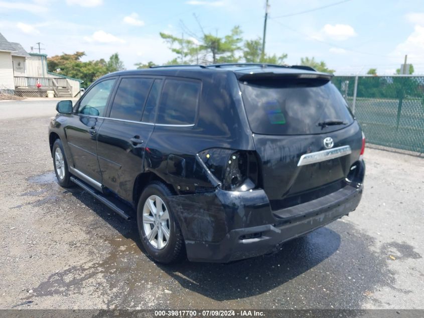 2011 Toyota Highlander Se V6 VIN: 5TDBK3EH5BS068247 Lot: 39817700