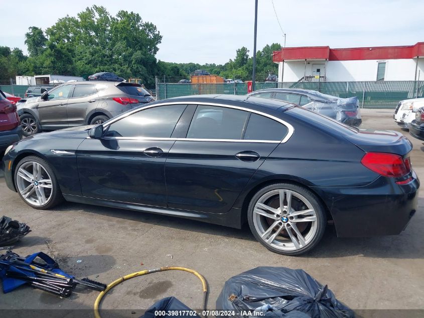 2013 BMW 650I Gran Coupe xDrive VIN: WBA6B4C51DD098065 Lot: 39817702