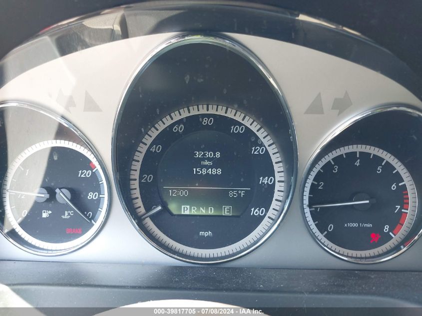 2011 Mercedes-Benz C 300 VIN: WDDGF5EB5BR140537 Lot: 39817705