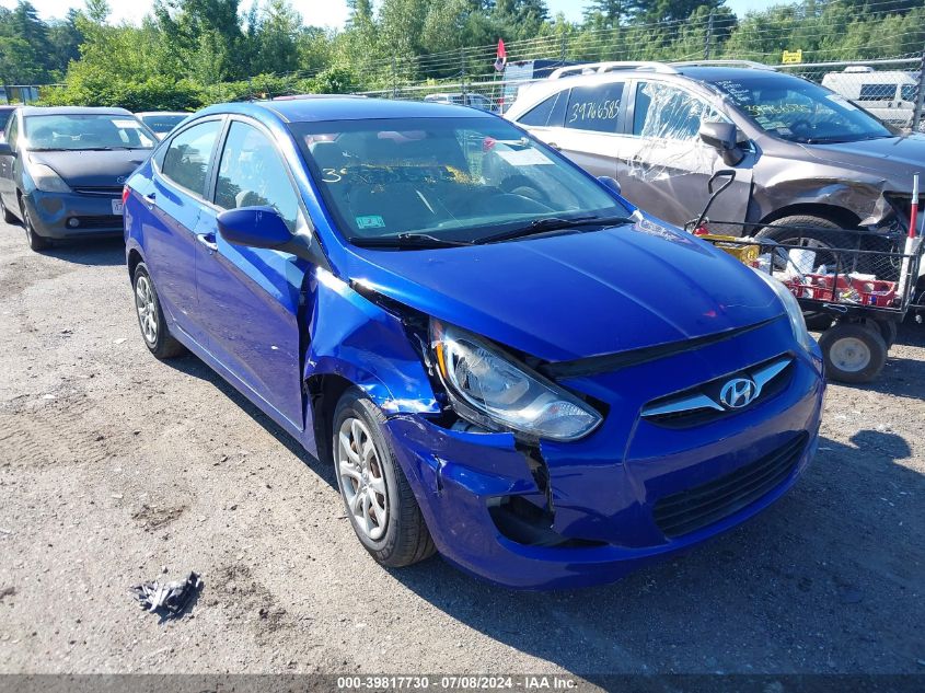 2012 Hyundai Accent Gls VIN: KMHCT4AE7CU163873 Lot: 39817730