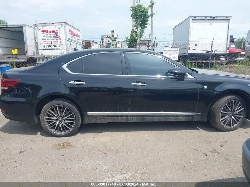 2013 Lexus Ls 460 VIN: JTHCL5EF9D5018082 Lot: 39817740