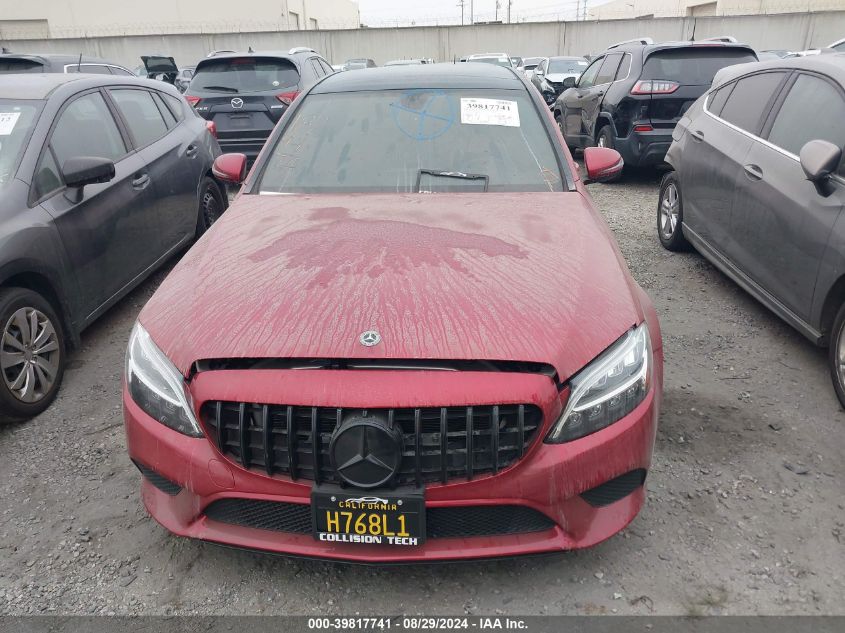 2020 Mercedes-Benz C 300 VIN: WDDWF8DB5LR542509 Lot: 39817741