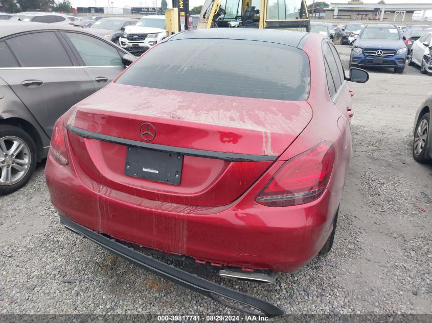 2020 Mercedes-Benz C 300 VIN: WDDWF8DB5LR542509 Lot: 39817741