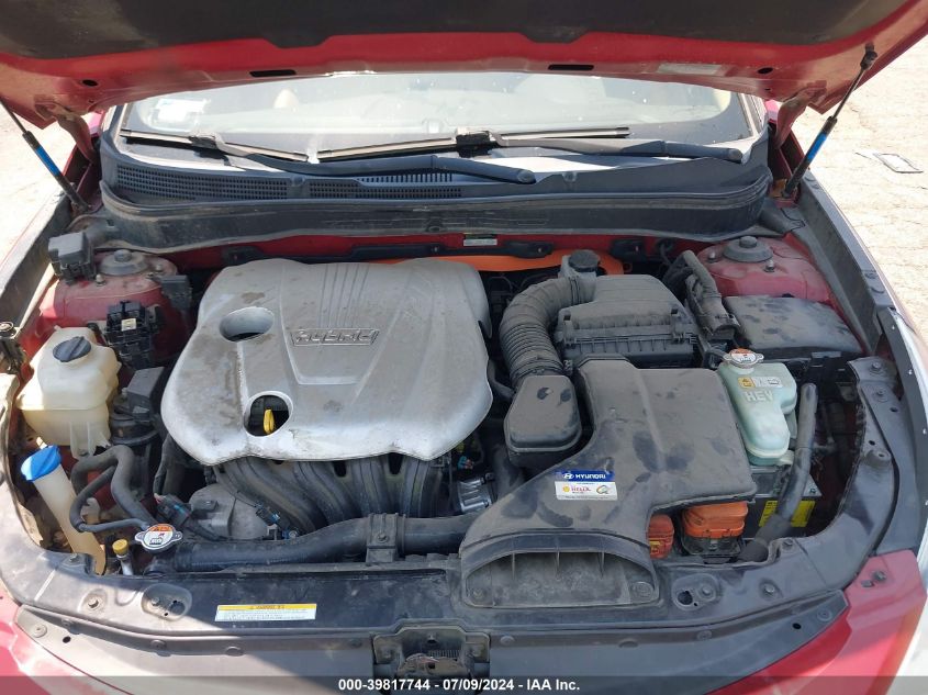 2012 Hyundai Sonata Hybrid VIN: KMHEC4A4XCA029456 Lot: 39817744