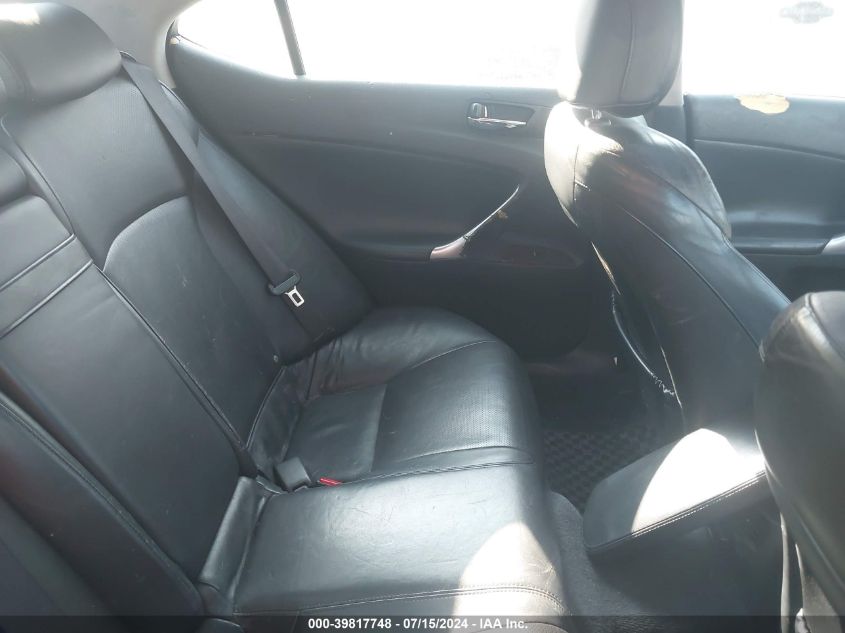 2008 Lexus Is 250 VIN: JTHCK262282025850 Lot: 39817748