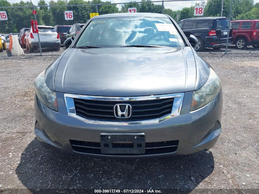 2009 Honda Accord 2.4 Lx VIN: 1HGCP26399A006085 Lot: 39817749