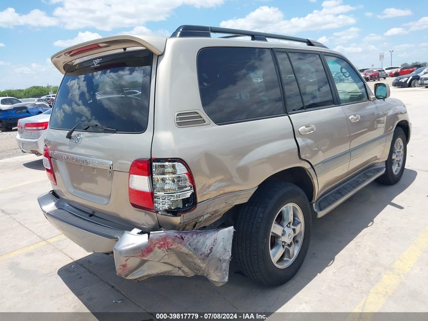 2006 Toyota Land Cruiser V8 VIN: JTEHT05J962100943 Lot: 39817779