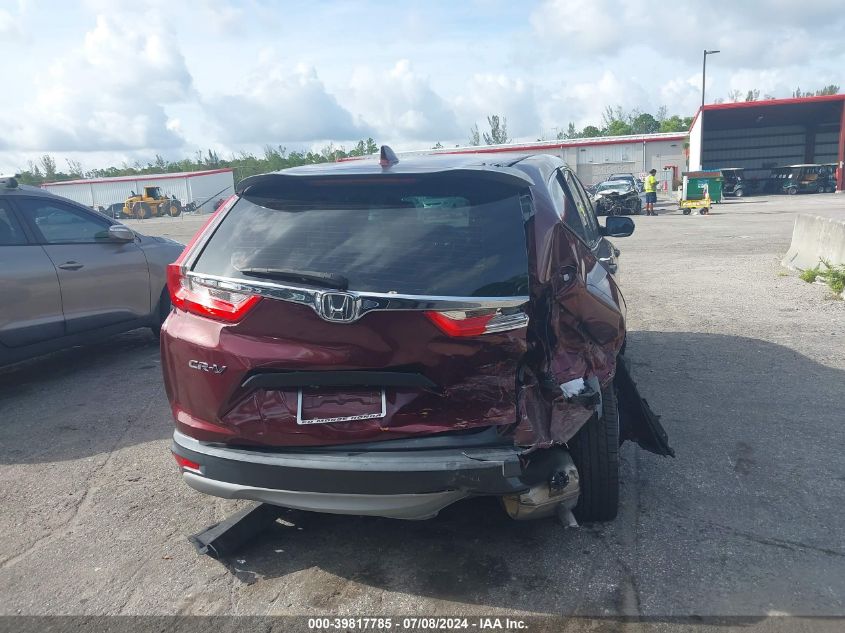 2017 Honda Cr-V Lx VIN: 7FARW5H38HE008706 Lot: 39817785