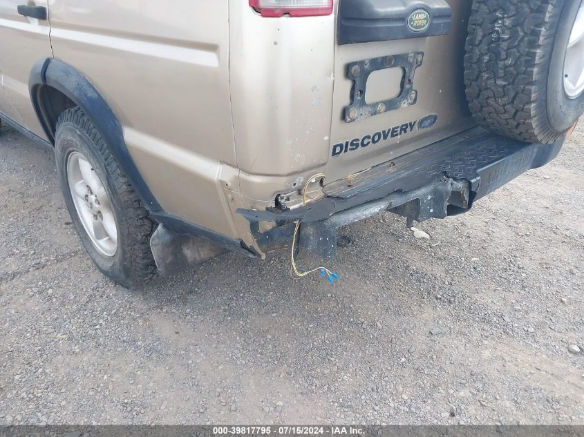 2002 Land Rover Discovery Series Ii Sd VIN: SALTL15492A739671 Lot: 39817795