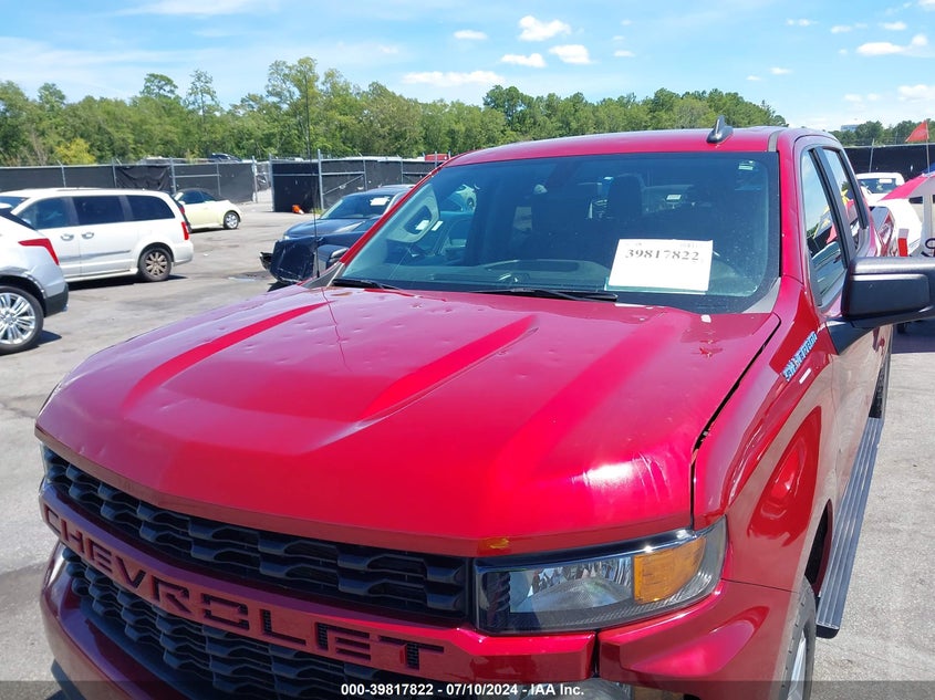 2019 CHEVROLET SILVERADO 1500 CUSTOM - 1GCPYBEH5KZ399441
