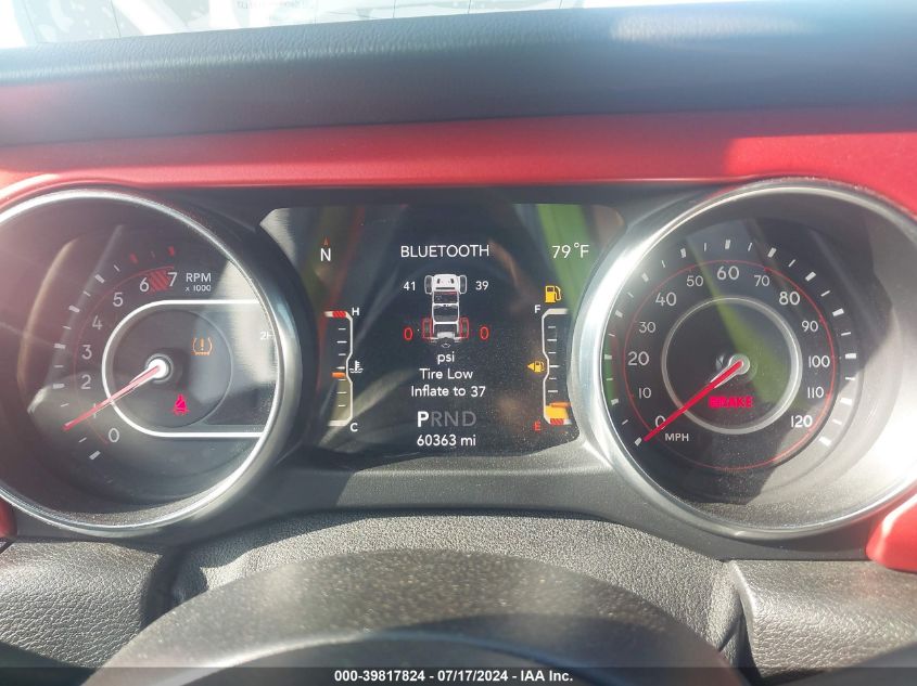 2020 Jeep Wrangler Unlimited Rubicon 4X4 VIN: 1C4HJXFNXLW130980 Lot: 39817824