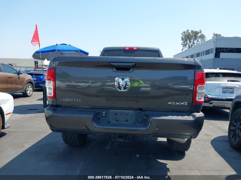 2022 Ram 3500 Big Horn 4X4 8' Box VIN: 3C63R3HL9NG175795 Lot: 39817826