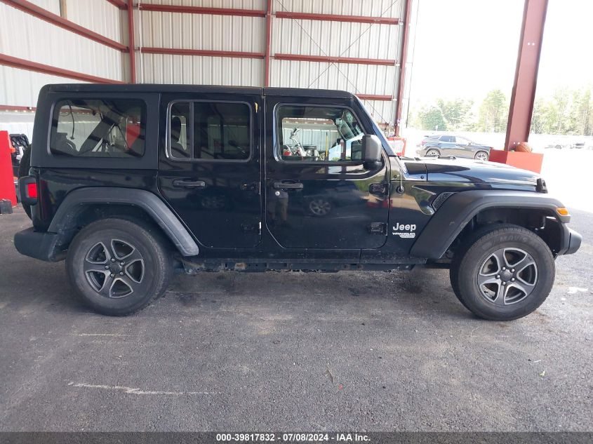 2019 Jeep Wrangler Unlimited Sport S 4X4 VIN: 1C4HJXDGXKW628745 Lot: 39817832