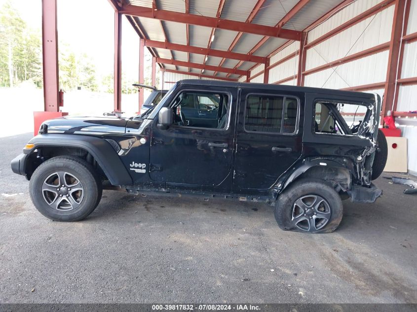 2019 Jeep Wrangler Unlimited Sport S 4X4 VIN: 1C4HJXDGXKW628745 Lot: 39817832