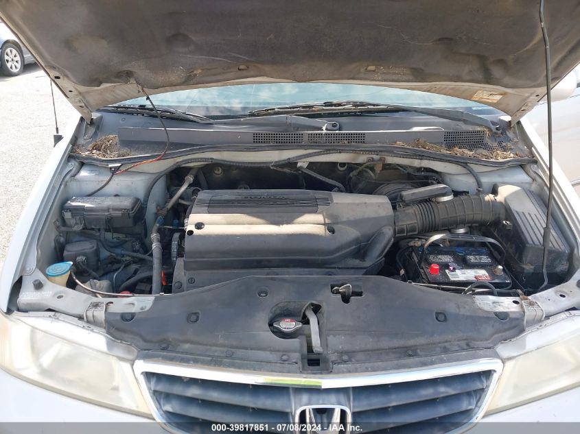 2002 Honda Odyssey Ex-L VIN: 2HKRL18992H585898 Lot: 39817851