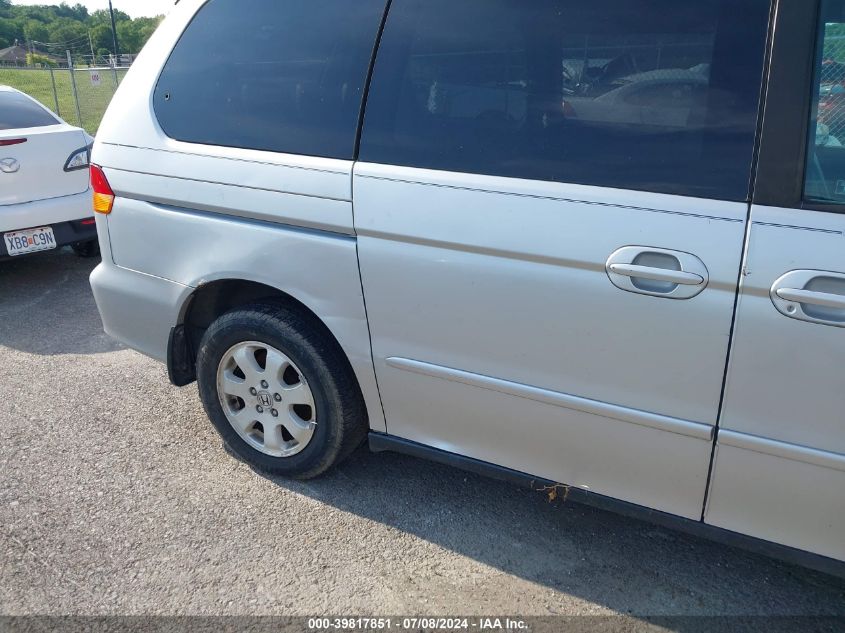 2002 Honda Odyssey Ex-L VIN: 2HKRL18992H585898 Lot: 39817851