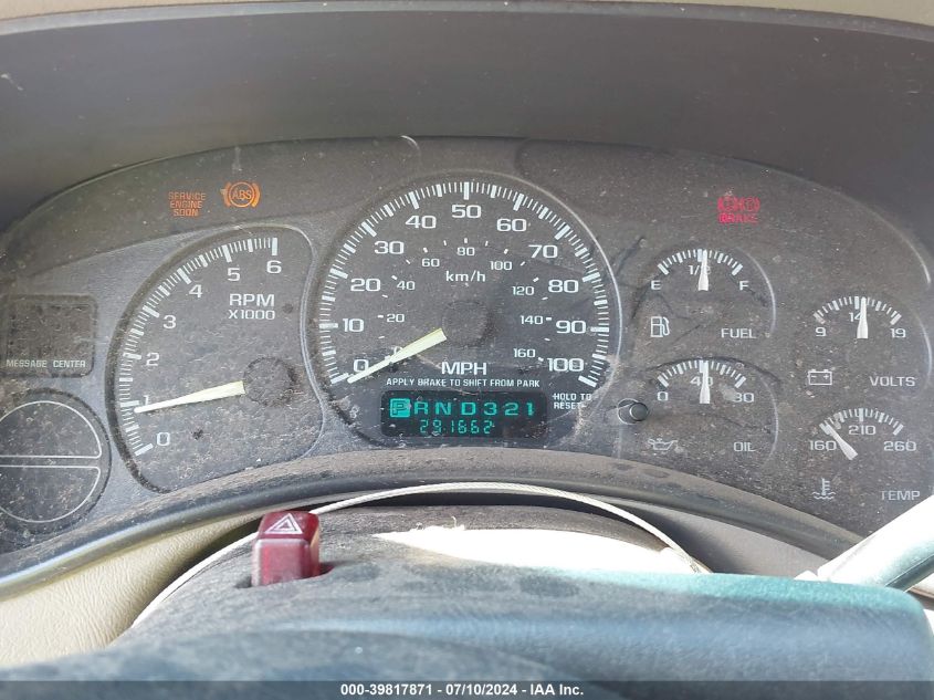 2000 Chevrolet Suburban 1500 Ls VIN: 3GNEC16T6YG141660 Lot: 39817871