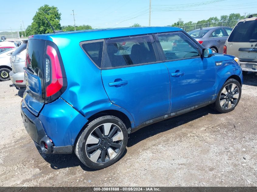 2016 Kia Soul + VIN: KNDJP3A52G7344992 Lot: 39817880