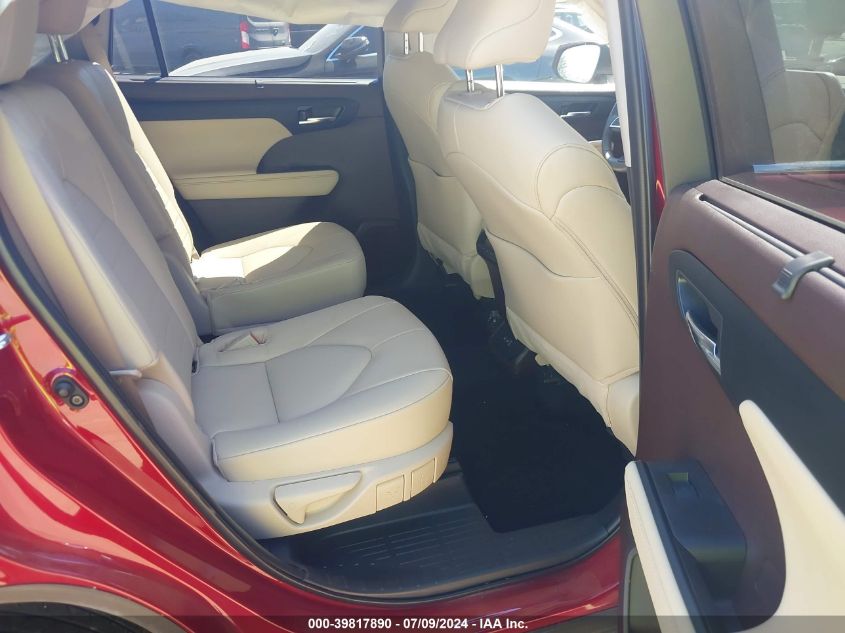 2022 Toyota Highlander Xle VIN: 5TDGZRBH0NS588062 Lot: 39817890