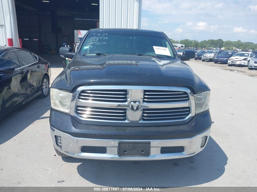 2014 Ram 1500 Big Horn VIN: 1C6RR7LT3ES193274 Lot: 39817897