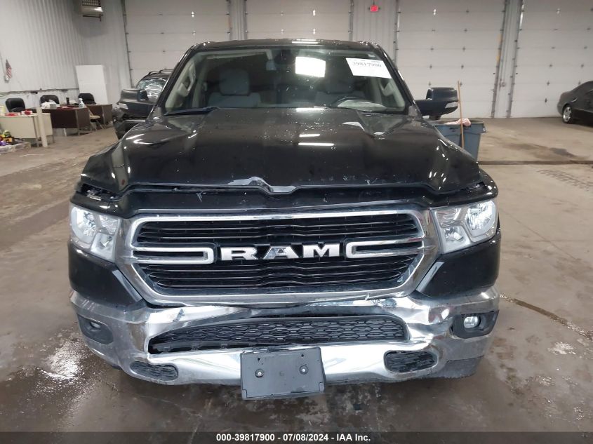 2019 Ram 1500 Big Horn/Lone Star 4X4 5'7 Box VIN: 1C6SRFFT8KN638416 Lot: 39817900