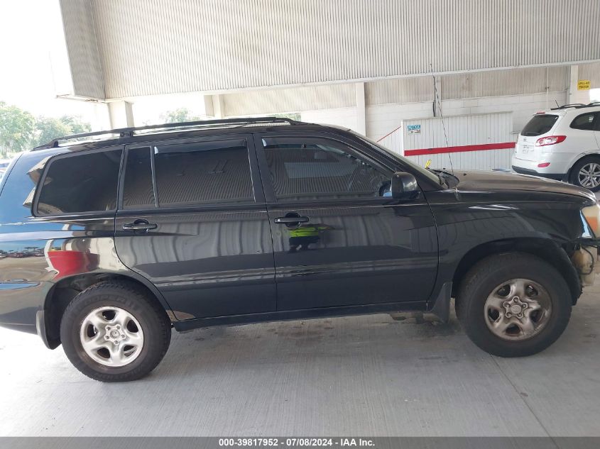 2004 Toyota Highlander VIN: JTEGD21AX40087798 Lot: 39817952