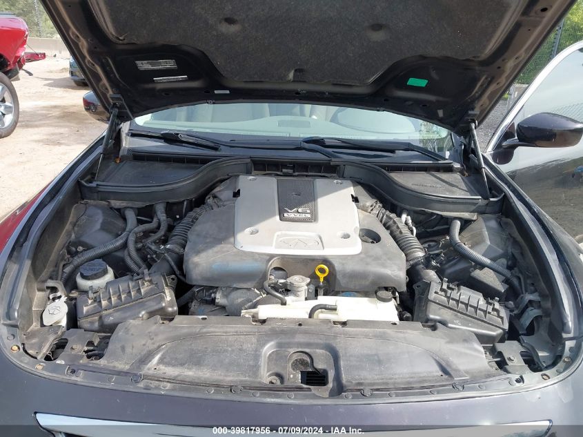 2012 Infiniti G37X VIN: JN1CV6AR7CM976971 Lot: 39817956