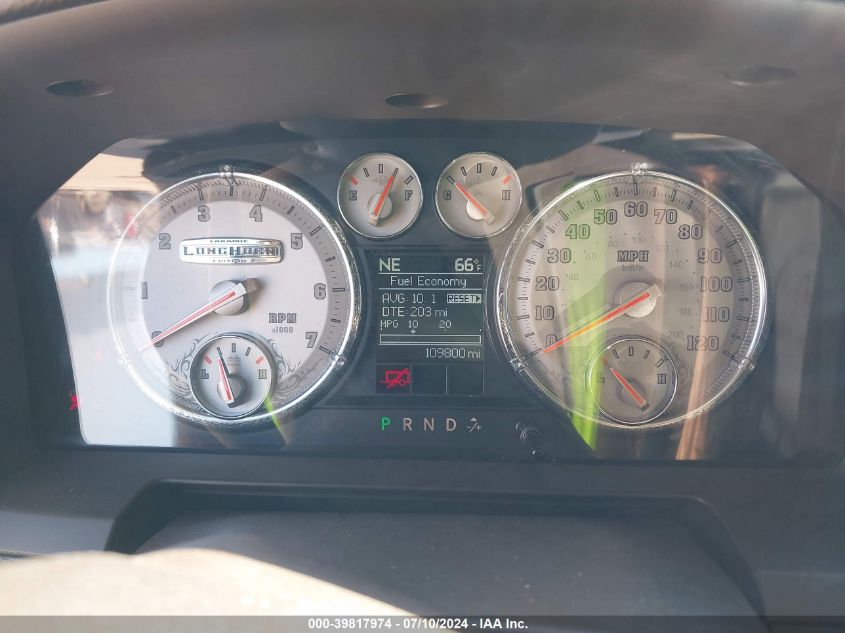 2012 Dodge Ram 1500 Longhorn VIN: 1C6RD7PT2CS172678 Lot: 39817974