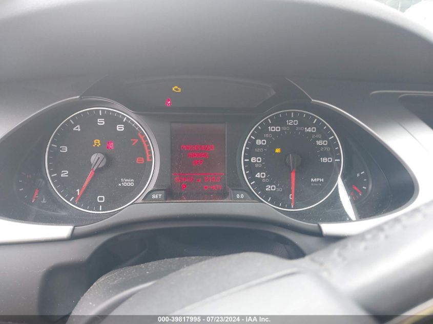 2011 Audi A4 2.0T Premium VIN: WAUBFAFL0BN035803 Lot: 39817995