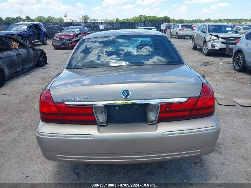 2005 Mercury Grand Marquis Gs VIN: 2MEFM74W45X658224 Lot: 39818003