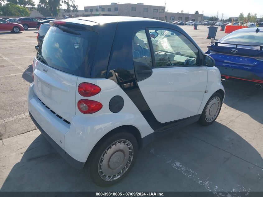 2009 Smart Fortwo Pure/Passion VIN: WMEEJ31XX9K308957 Lot: 39818005