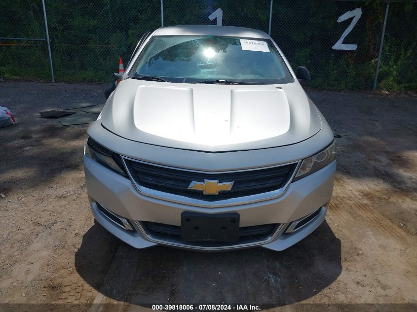 2014 Chevrolet Impala 1Ls VIN: 1G11Y5SLXEU102626 Lot: 39818006