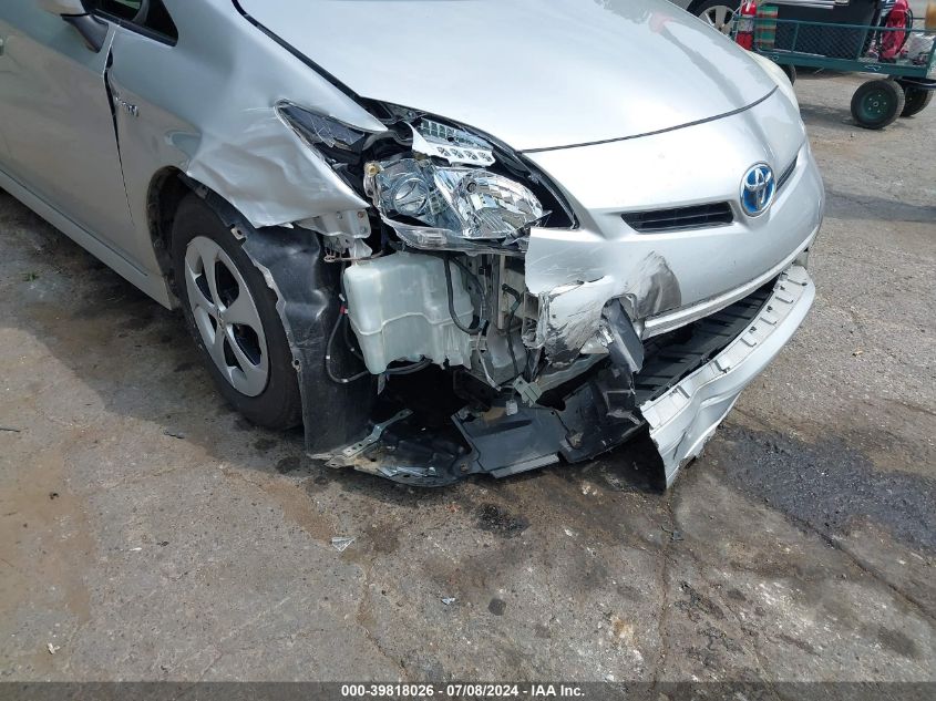 2013 Toyota Prius Three VIN: JTDKN3DU4D1632315 Lot: 39818026