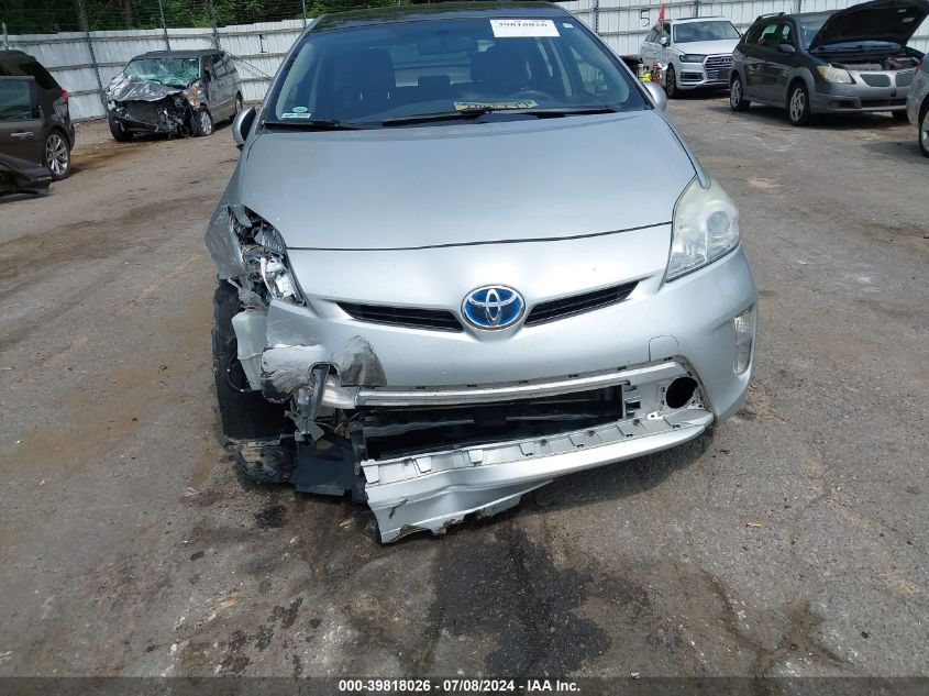 2013 Toyota Prius Three VIN: JTDKN3DU4D1632315 Lot: 39818026