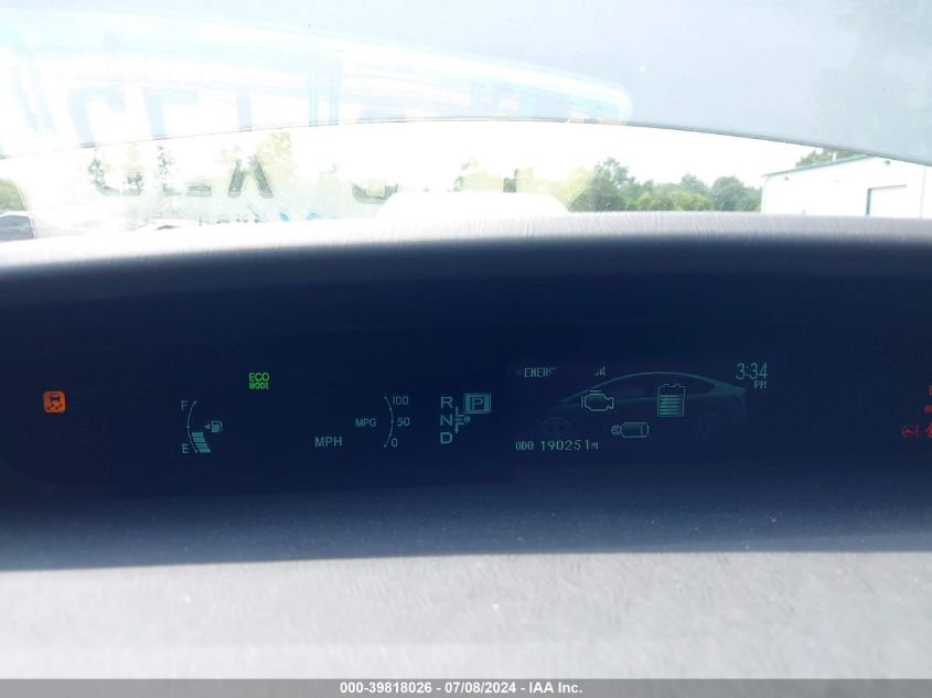 2013 Toyota Prius Three VIN: JTDKN3DU4D1632315 Lot: 39818026