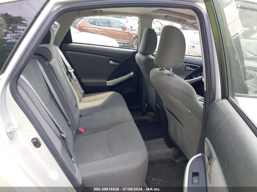 2013 Toyota Prius Three VIN: JTDKN3DU4D1632315 Lot: 39818026