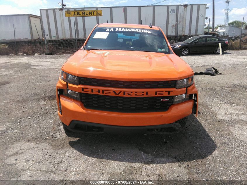 2021 Chevrolet Silverado 1500 4Wd Standard Bed Custom Trail Boss VIN: 1GCPYCEF3MZ417880 Lot: 39818053