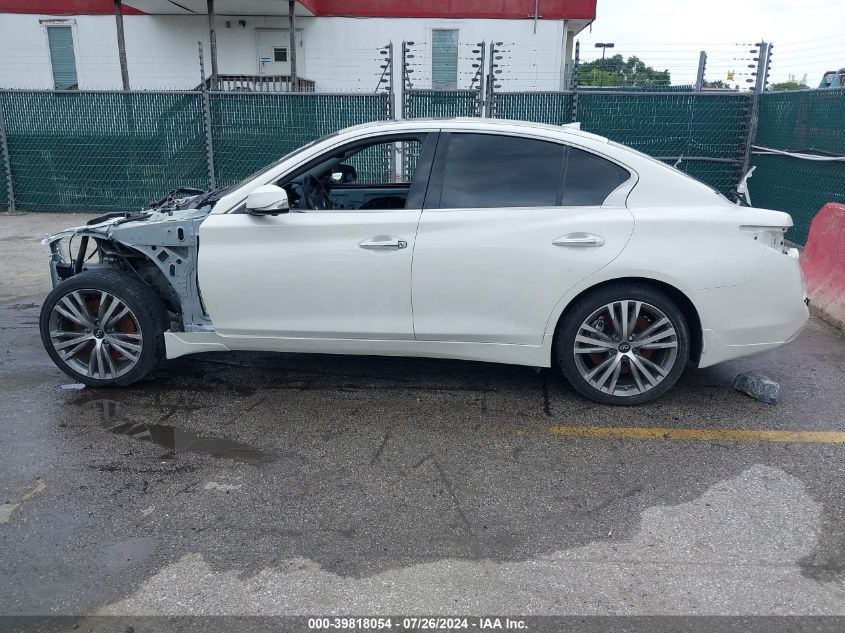 2019 Infiniti Q50 3.0T Sport VIN: JN1EV7AR9KM550857 Lot: 39818054