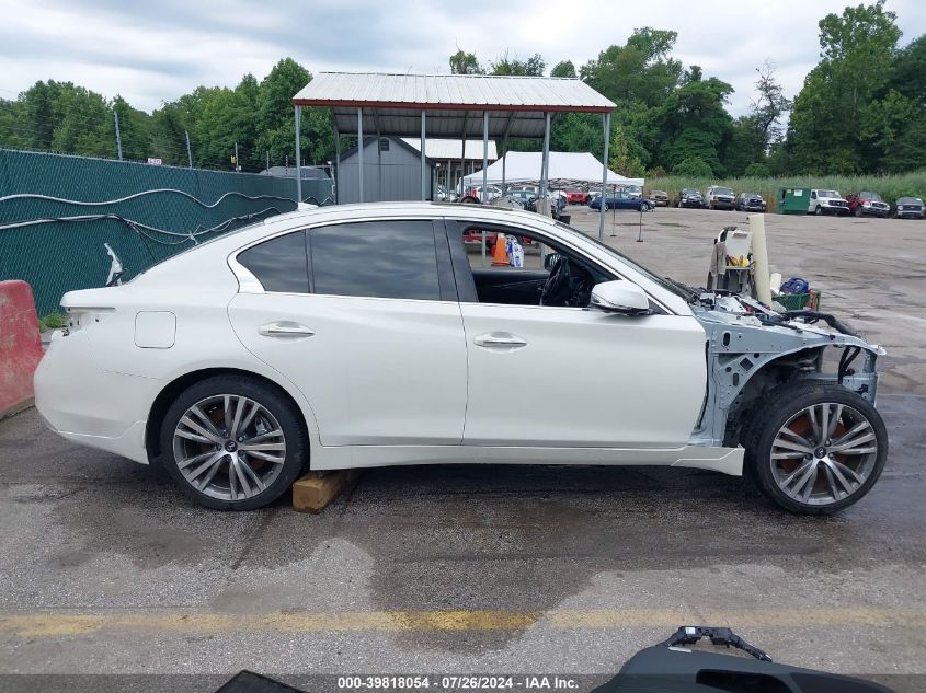 2019 Infiniti Q50 3.0T Sport VIN: JN1EV7AR9KM550857 Lot: 39818054