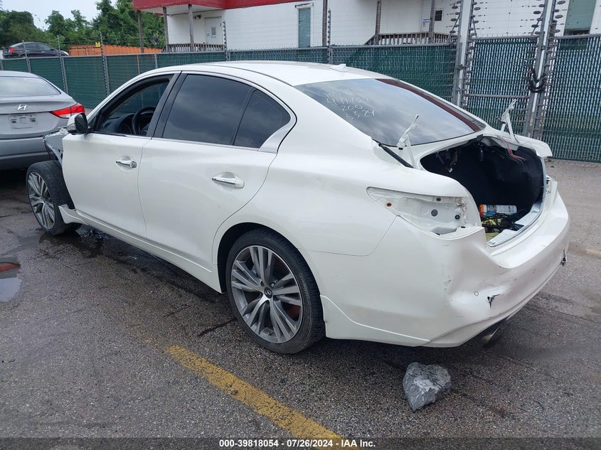2019 INFINITI Q50 3.0T SPORT VIN: JN1EV7AR9KM550857