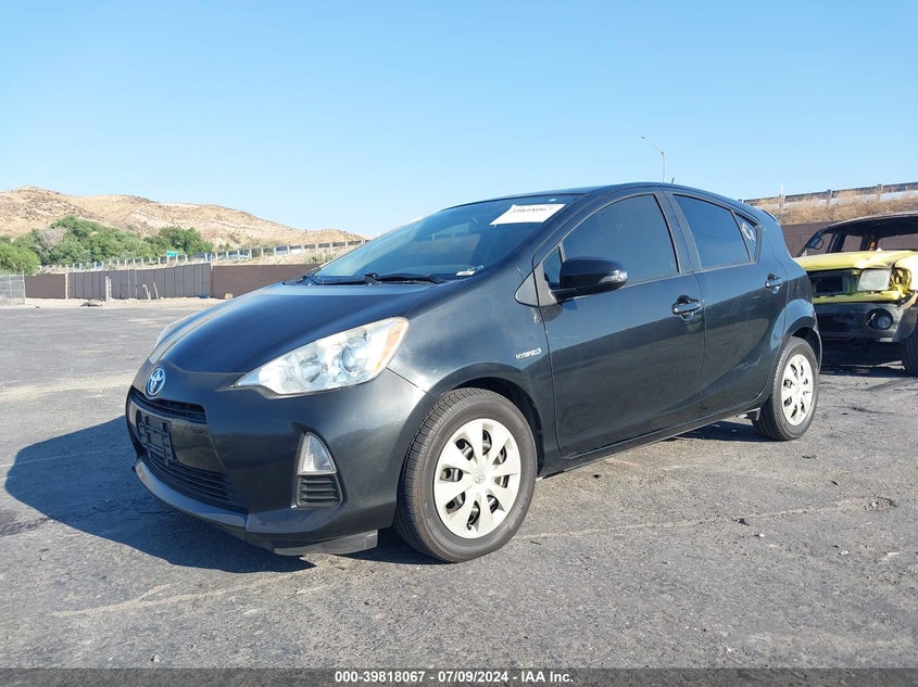 2014 Toyota Prius C VIN: JTDKDTB33E1076674 Lot: 39818067