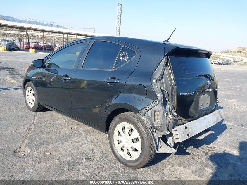 2014 Toyota Prius C VIN: JTDKDTB33E1076674 Lot: 39818067