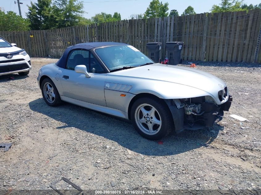 1997 BMW Z3 1.9L Roadster VIN: 4USCH7322VLB80886 Lot: 39818075