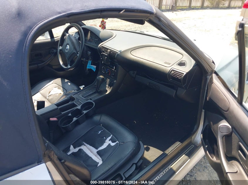 1997 BMW Z3 1.9L Roadster VIN: 4USCH7322VLB80886 Lot: 39818075