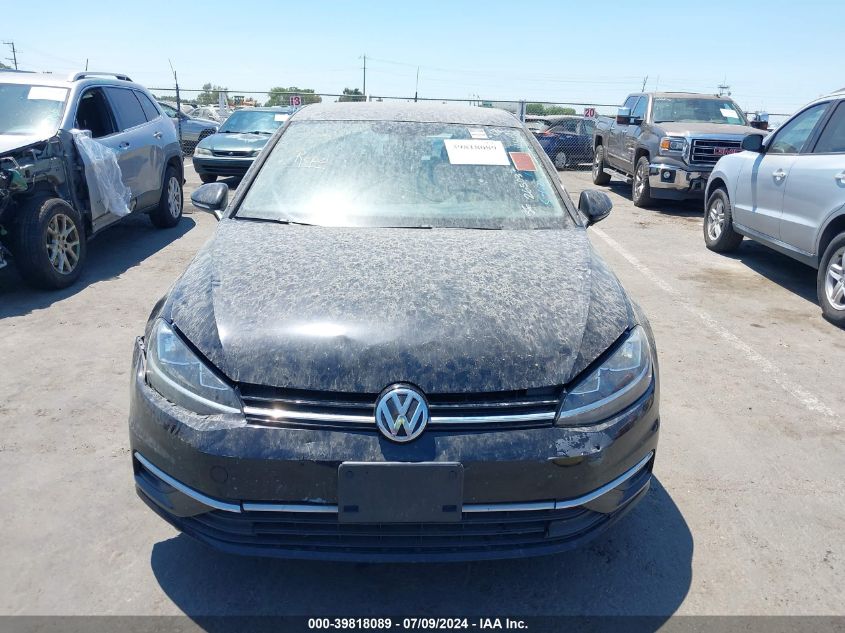 2018 Volkswagen Golf Tsi S/Tsi Se VIN: 3VWG17AU6JM265037 Lot: 39818089